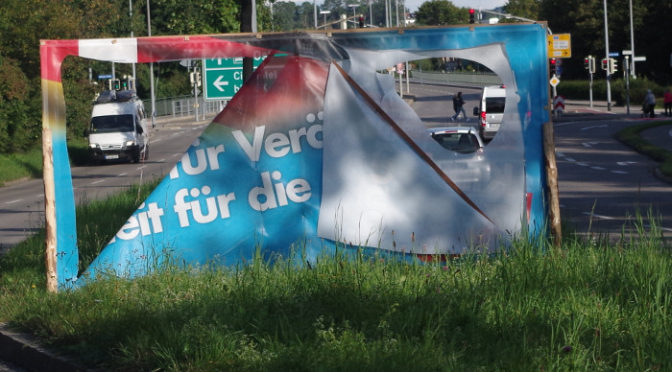 Kempten: Großplakate der AfD zerstört