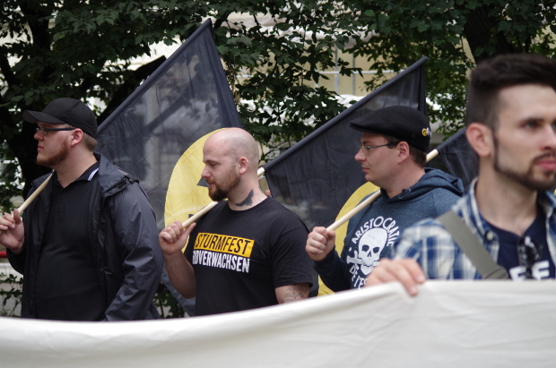 Rechtsradikale Kundgebung der Identitären Bewegung am 31. Juli 2016 in München ©S. Lipp