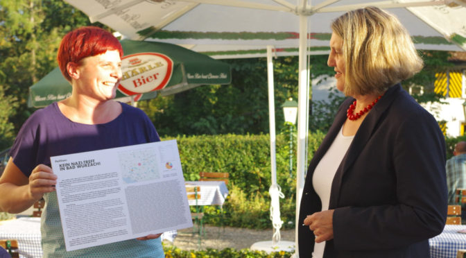 Petition gegen Naziumtriebe im Westallgäu übergeben