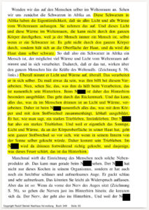 Der okkulte Rassist Rudolf Steiner doziert in einem Vortrag am 3. März 1923 über »Farbe und Menschenrassen« (zit. n. Rudolf Steiner Gesamtausgabe, Buch 349)