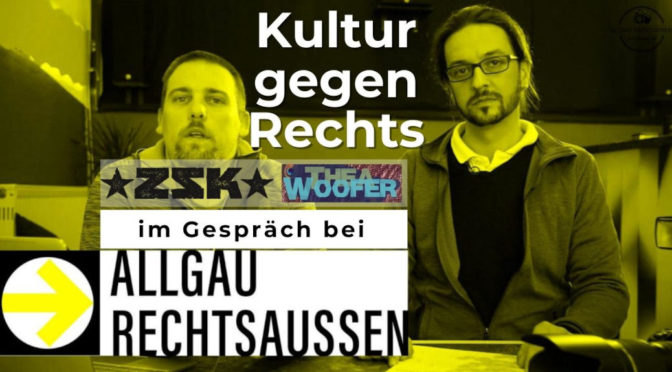 Mit Kultur gegen Rechts? ZSK und Thea Woofer im Gespräch bei Allgäu rechtsaußen